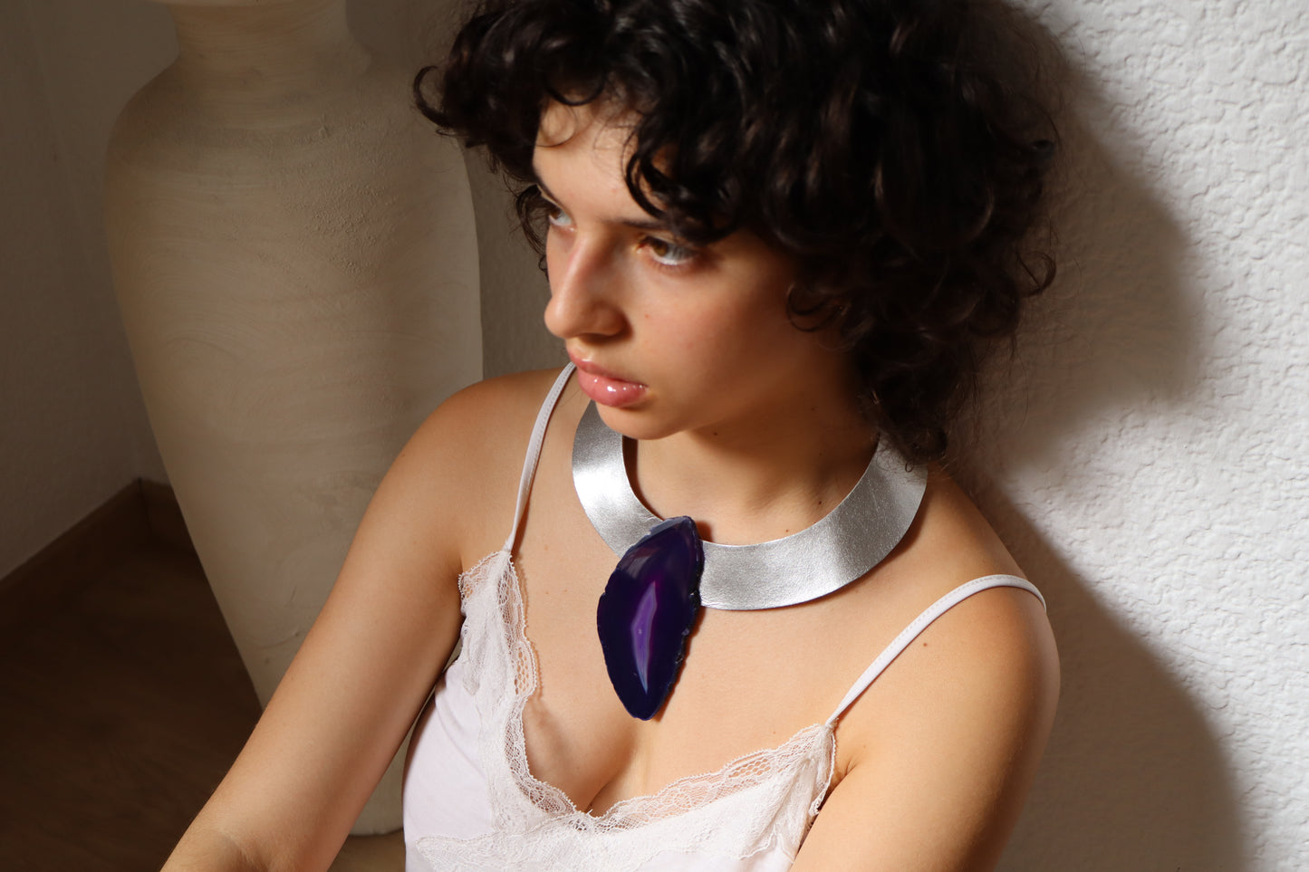 Collar XL Amenet / Plateado