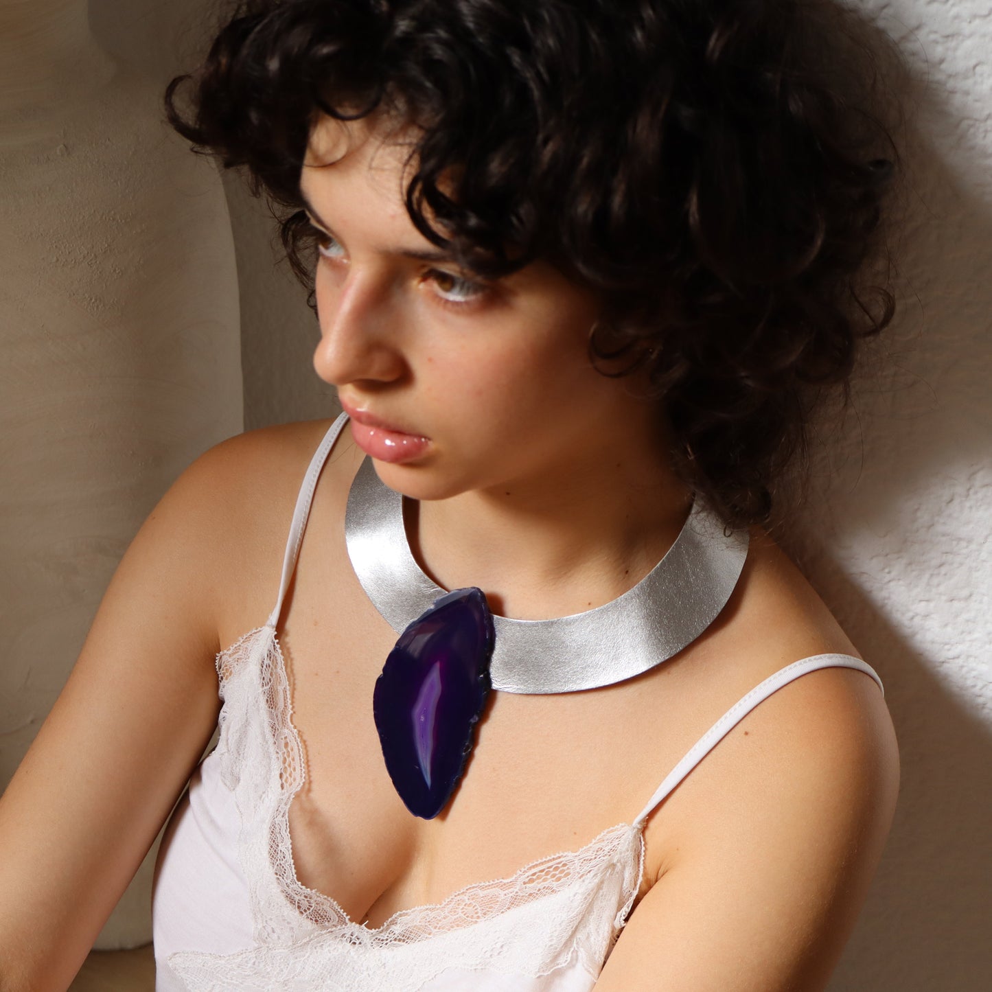 Collar XL Amenet / Plateado