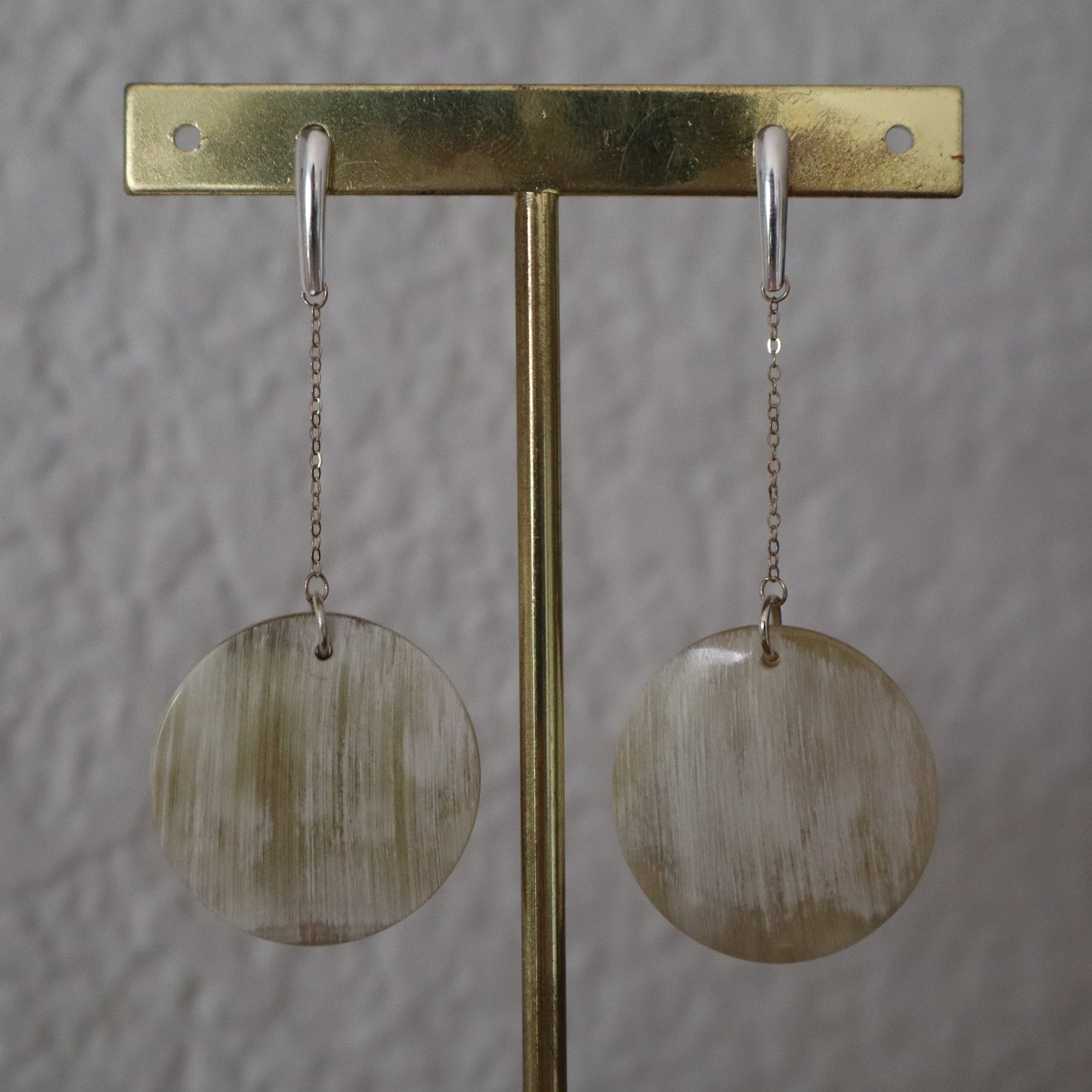 Pendientes Blanes Plateados