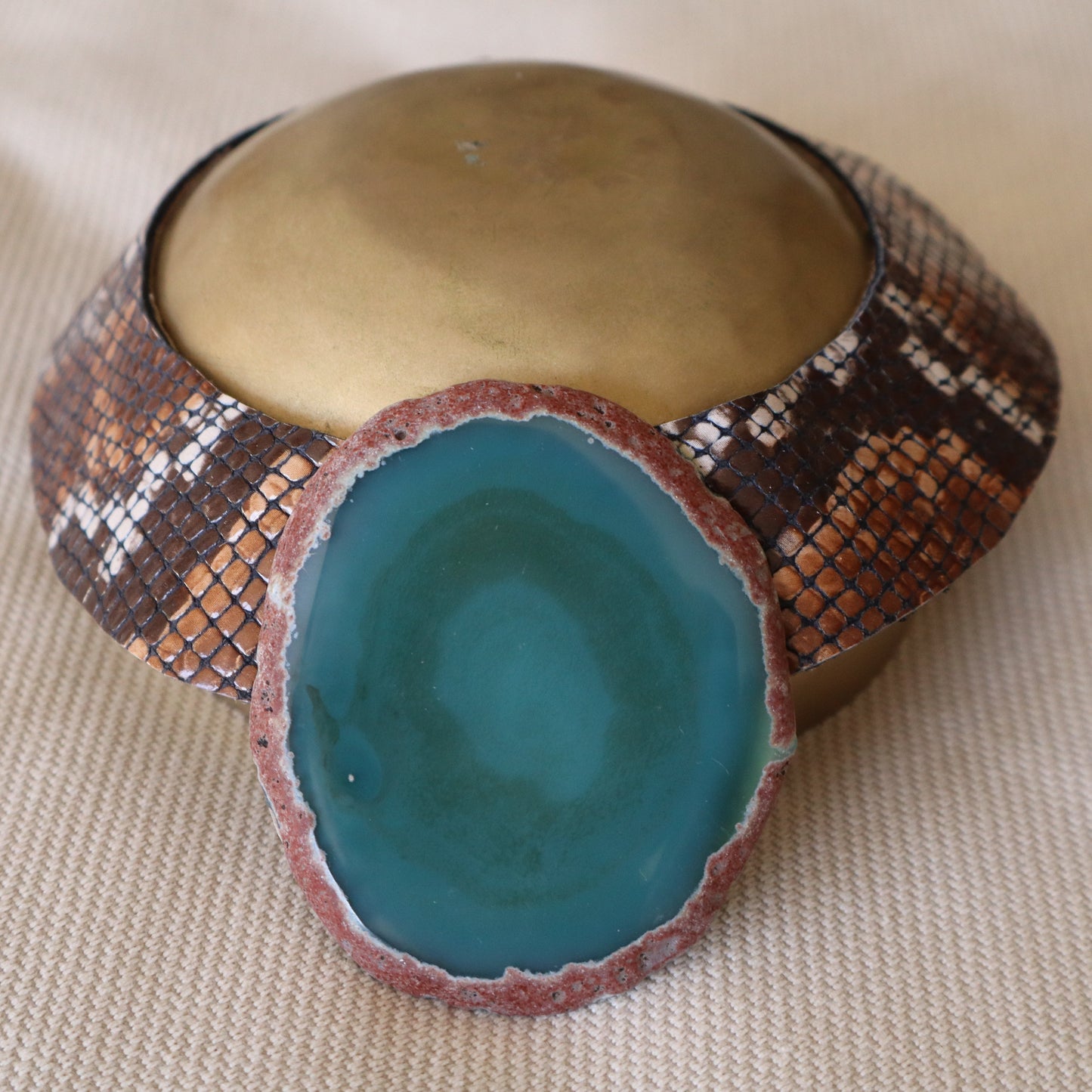 Collar Amenet / Serpiente Marrón