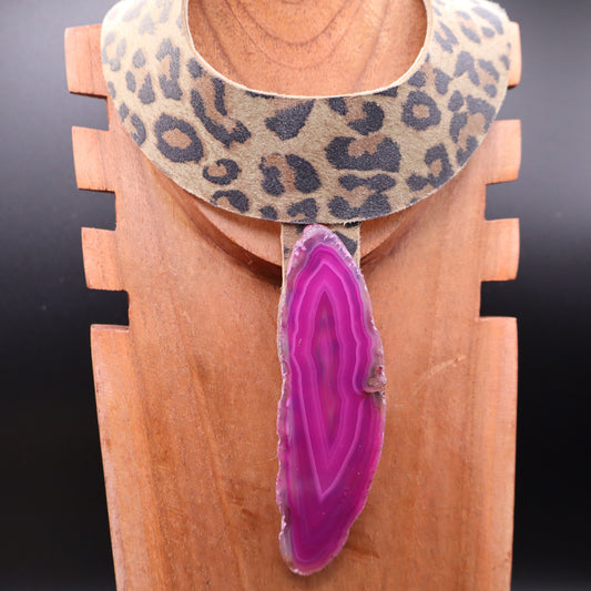 Choker Ra / Leopardo Claro