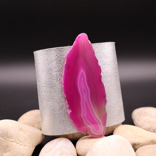 Brazalete Anuk L / Plateado