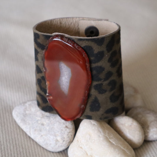Brazalete Anuk L / Leopardo Oscuro