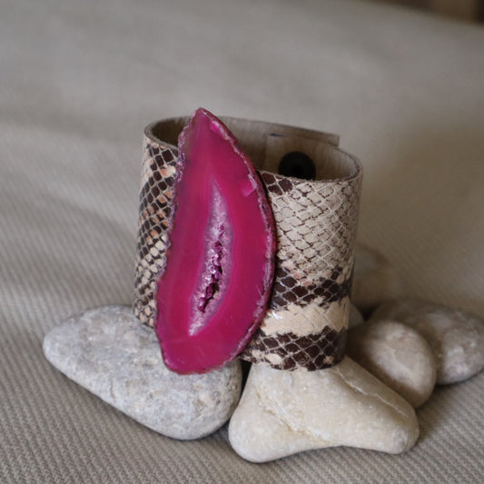 Brazalete Anuk / Serpiente Rosa