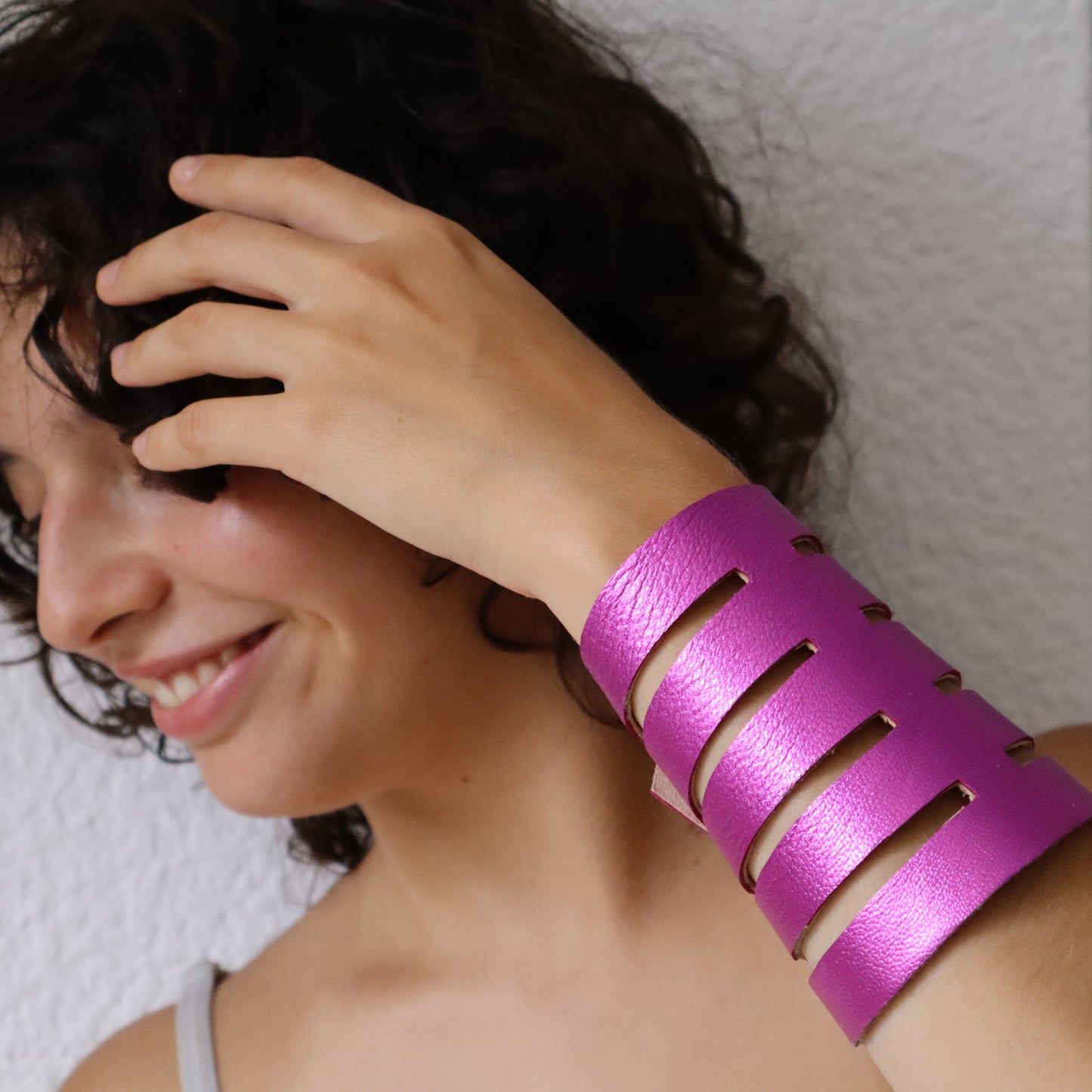 Brazalete Roma Rejilla / Buganvilla