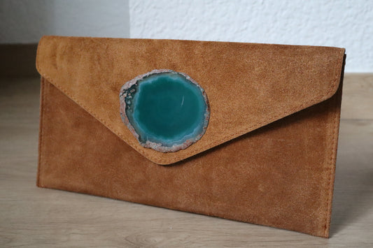 Clutch New York Tostado