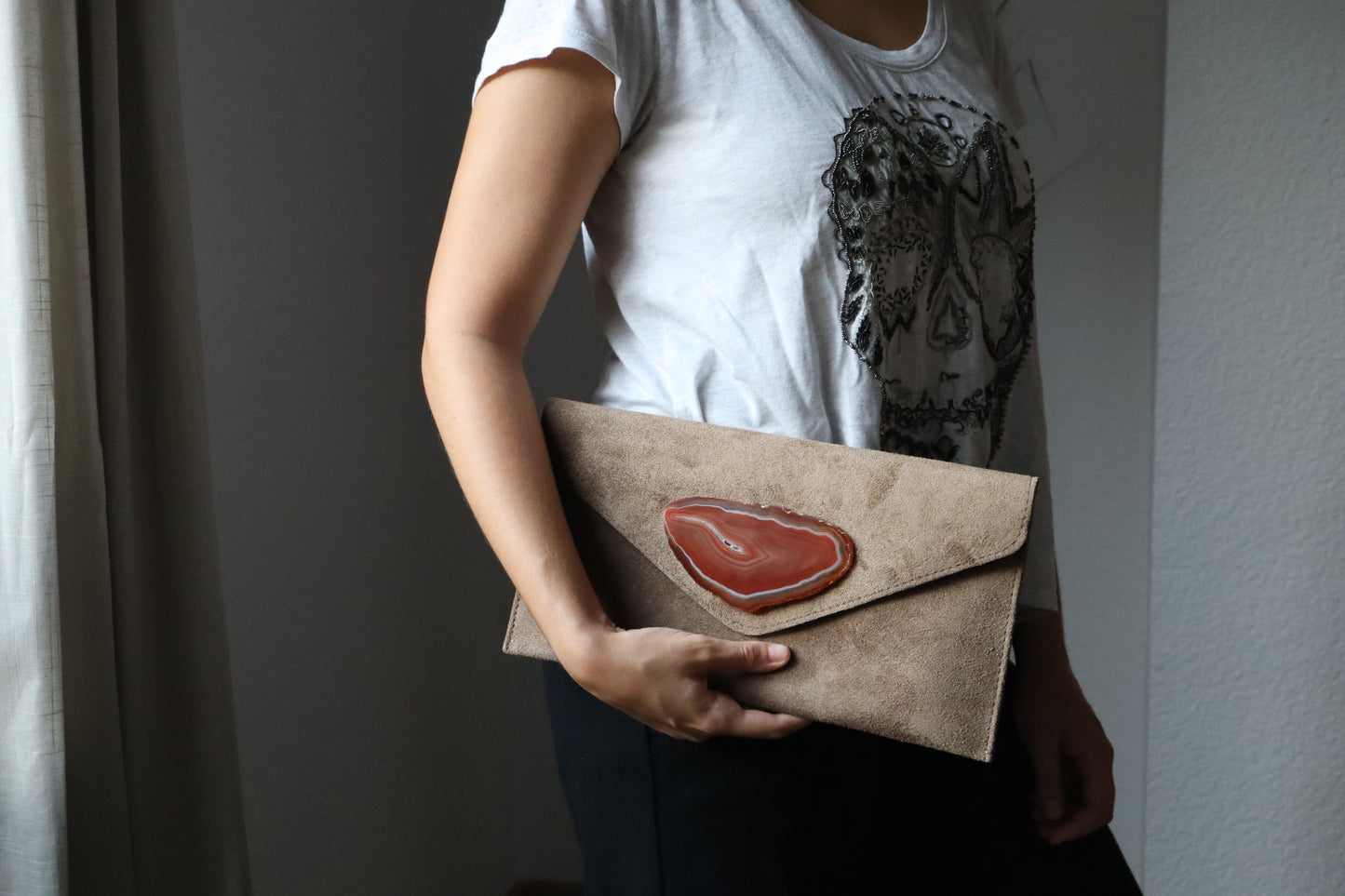 Clutch New York Taupe