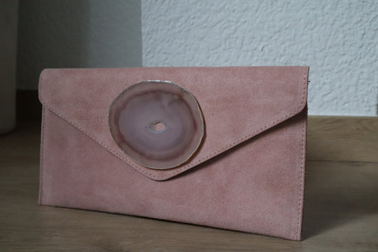Clutch New York Rosa Pálido