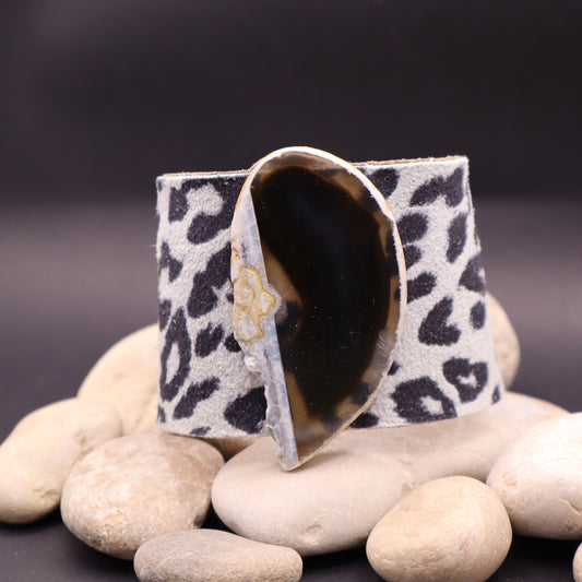Brazalete Anuk / Leopardo Blanco