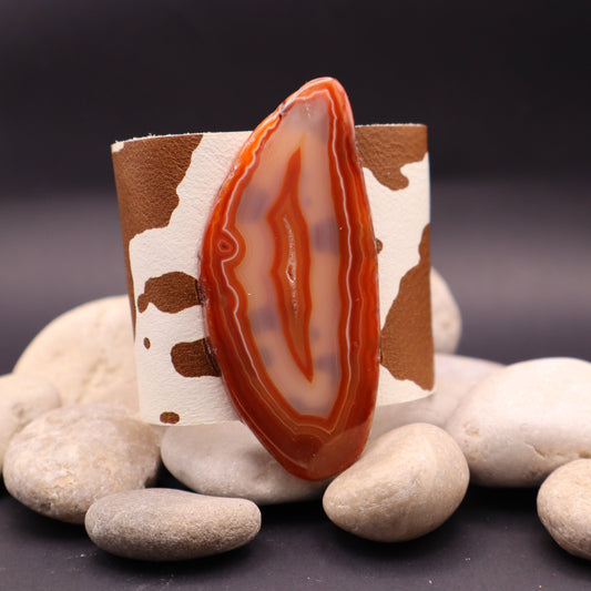 Brazalete Anuk / Vaca Marrón