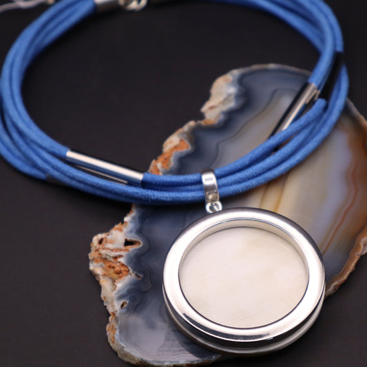 Collar Bastet Azul Francia