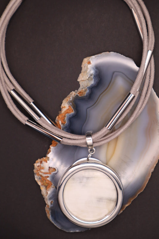 Collar Bastet / Gris Claro