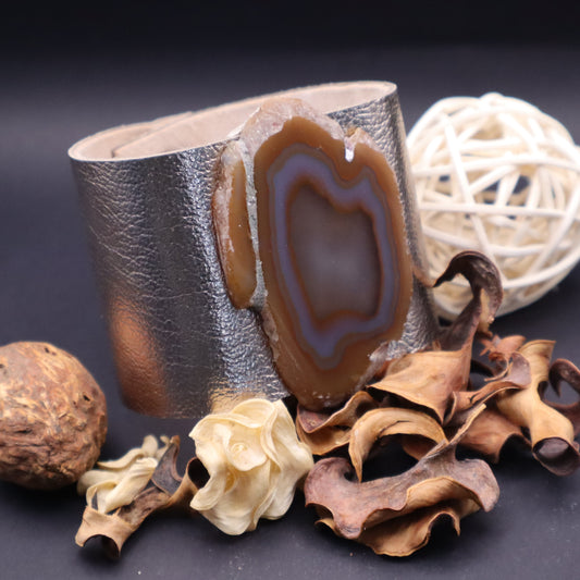Brazalete Anuk / Dorado Plomo