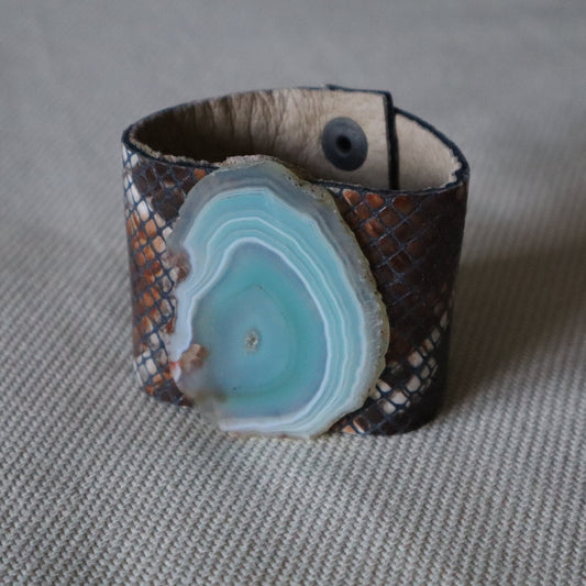 Brazalete Anuk / Serpiente Marrón Oscuro