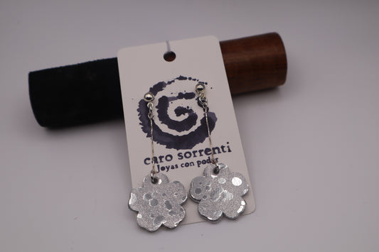 Pendientes Emma Plateados