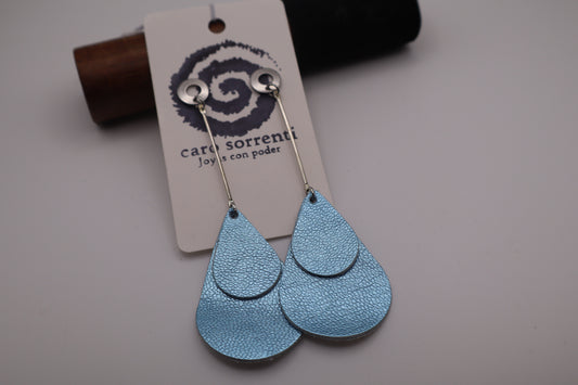 Pendientes Vale Plateado