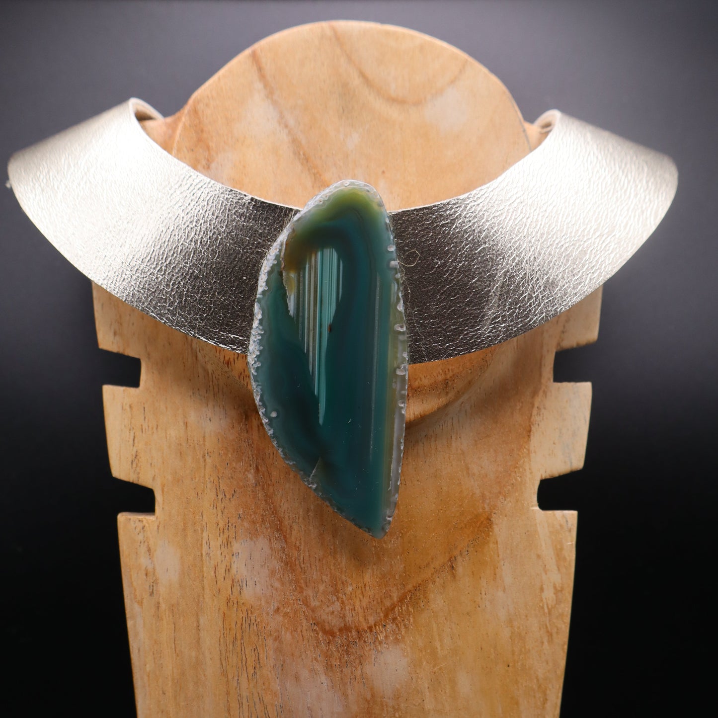 Collar Amenet / Dorado Plomo
