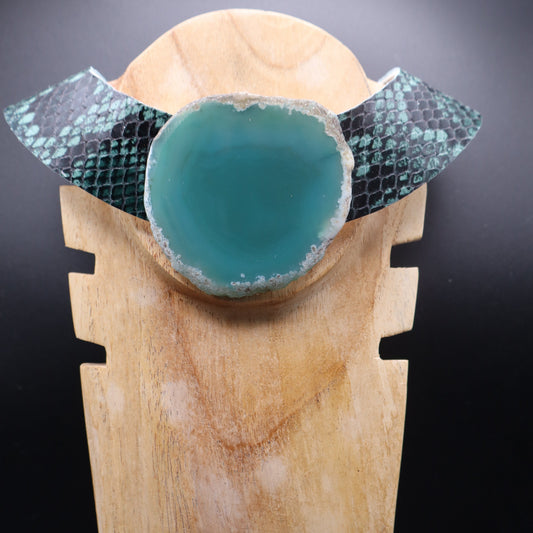 Collar Amenet / Serpiente Verde