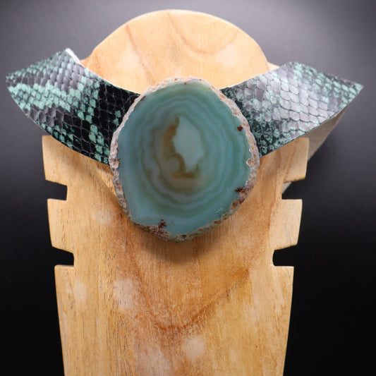 Collar Amenet / Serpiente Verde