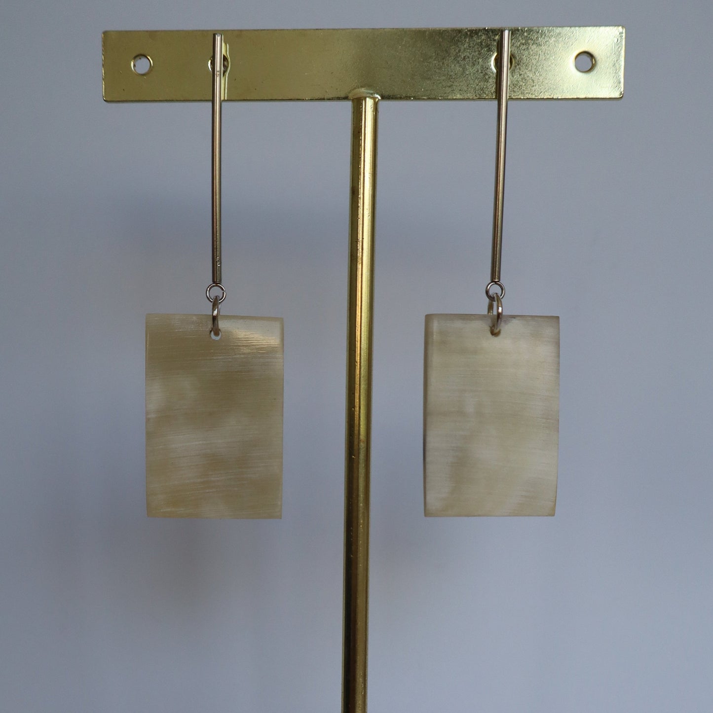 Pendientes Klimt Rectanguares Plata
