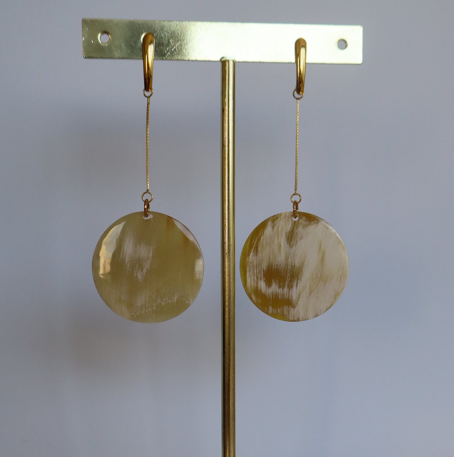 Pendientes Blanes Dorados