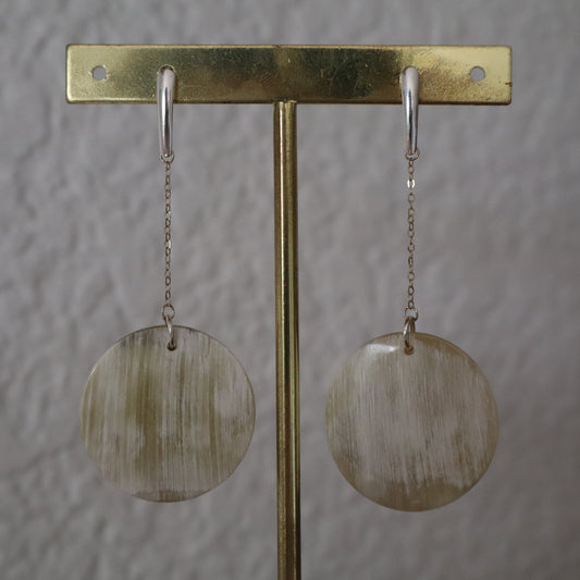 Pendientes Blanes Plateados