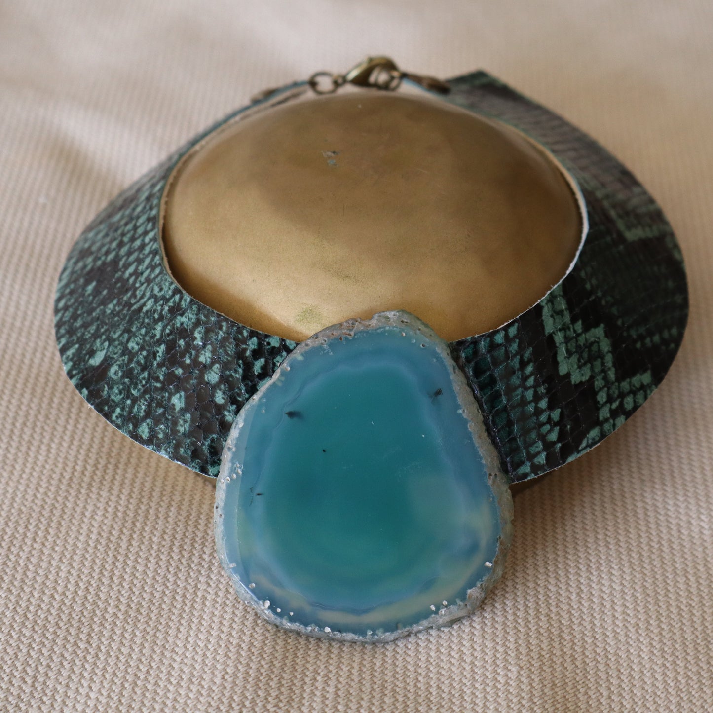 Collar Amenet / Serpiente Verde