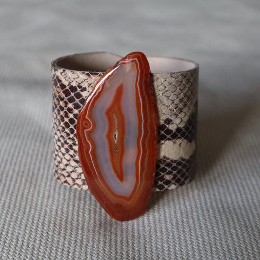Brazalete Anuk / Serpiente Rosa