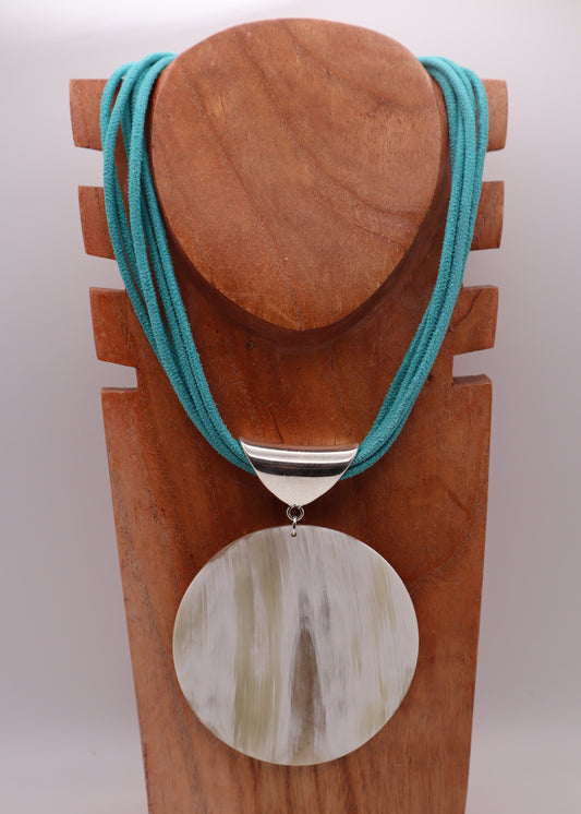 Collar Hathor / Azul Tiffany