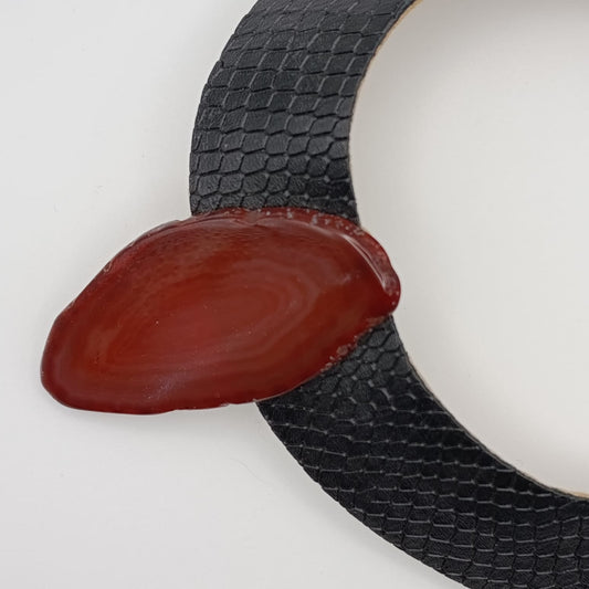 Collar Amenet / Serpiente Negra