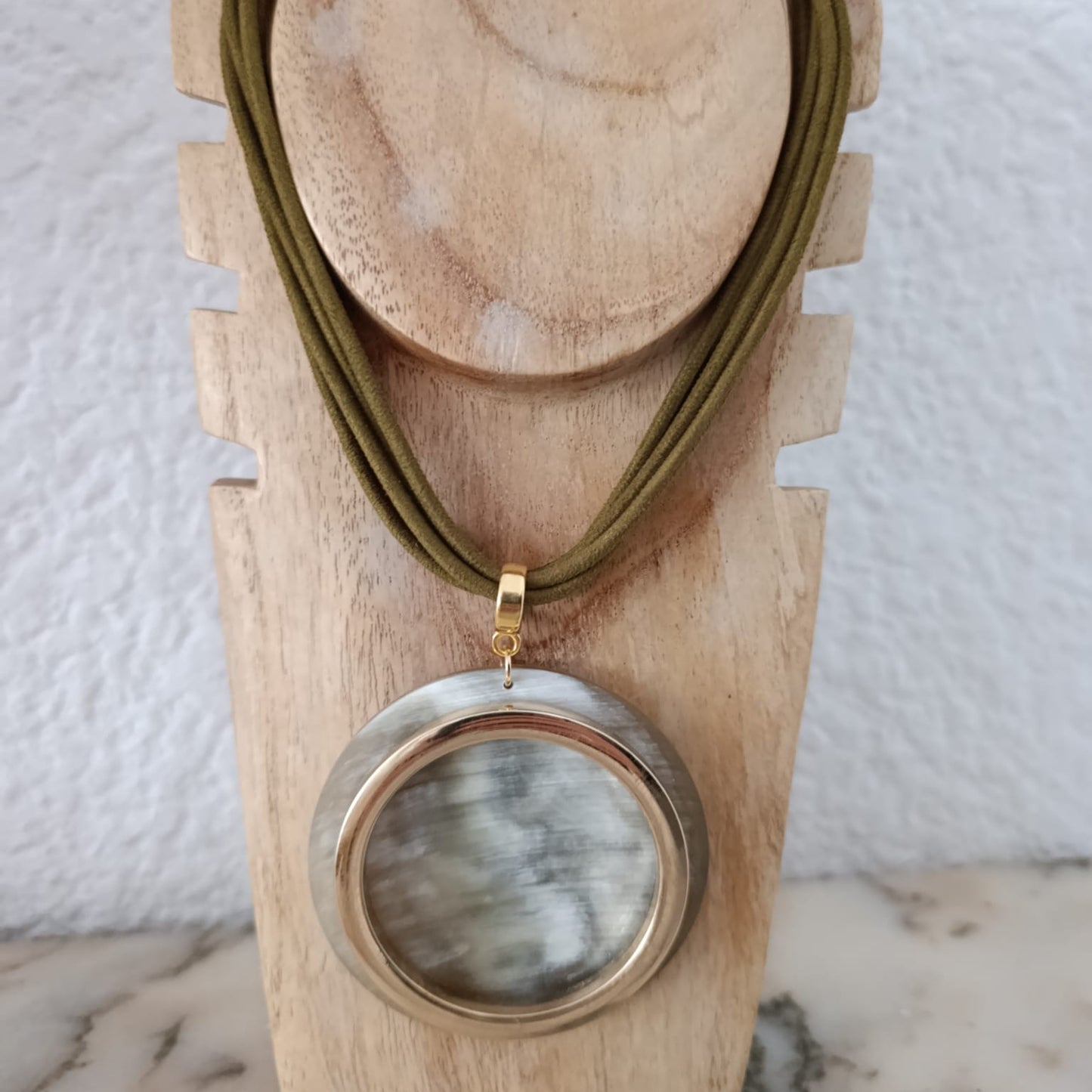 Collar Hathor / Oro Verde